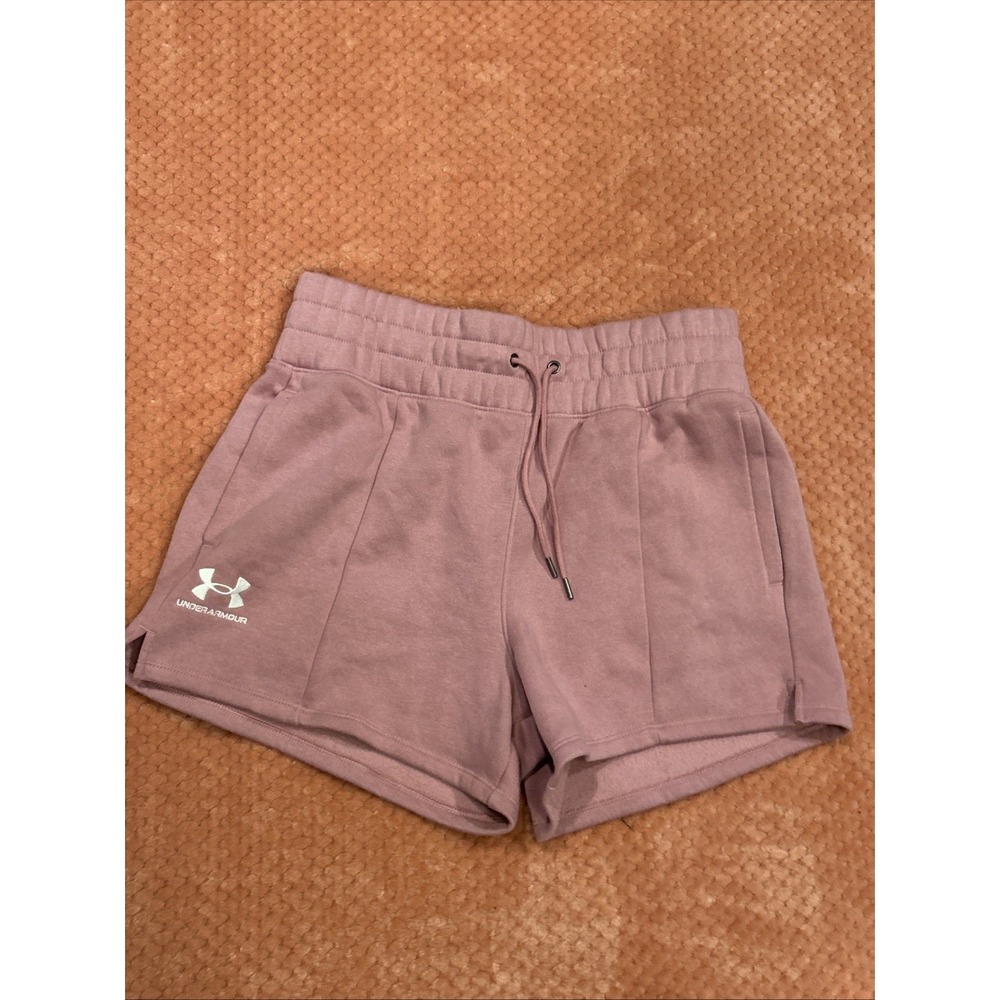 Under Armour Heatgear Flex Woven Shorts Pink Elixir Womens Sz‎ Large
